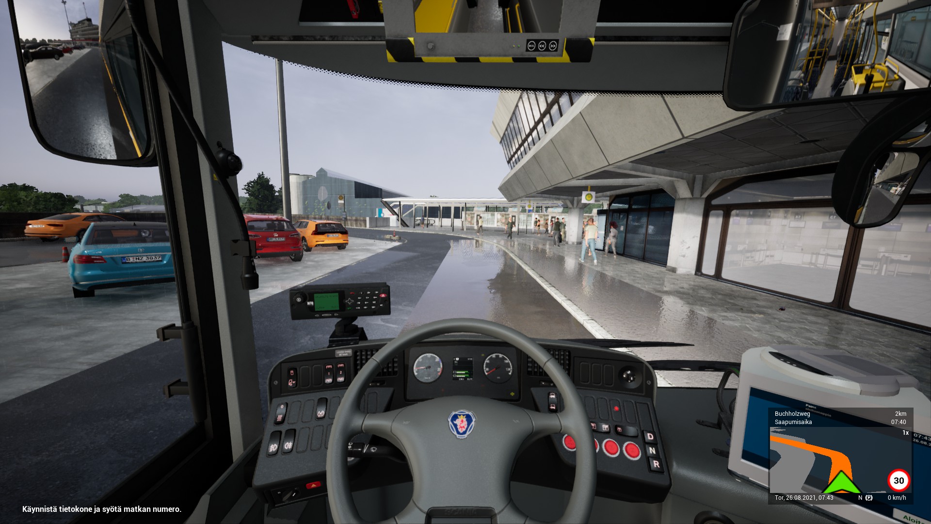 Bussin ohjaamo The Bus Simulator 18